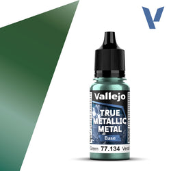 Vallejo True Metallic Metal: Base - Dusken Green (18 ml)