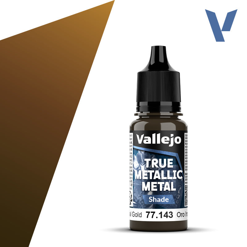 Vallejo True Metallic Metal: Shade - Imperial Gold (18 ml)