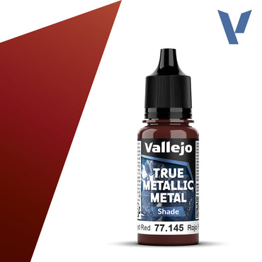 Vallejo True Metallic Metal: Shade - Forged Red (18 ml)
