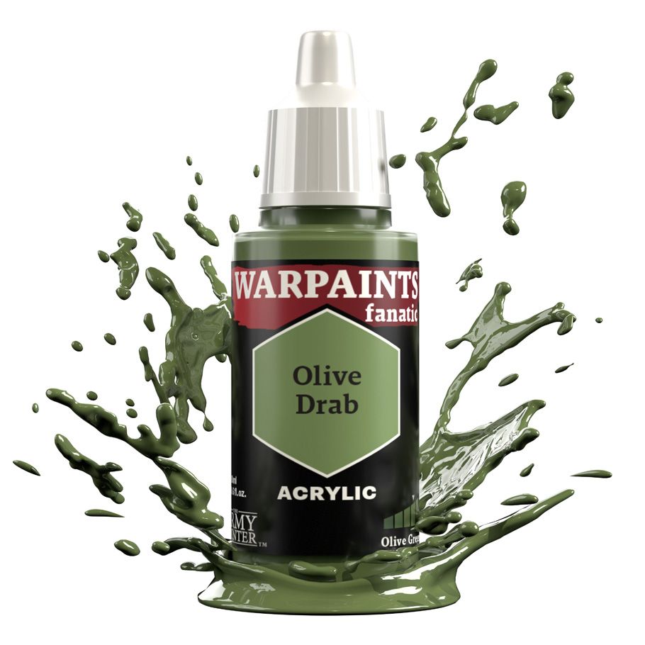 The Army Painter: Warpaints Fanatic - Olive Drab (18ml)