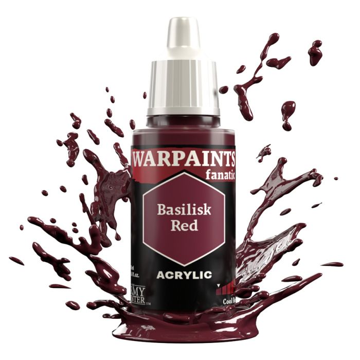 The Army Painter: Warpaints Fanatic - Basilisk Red (18 ml)