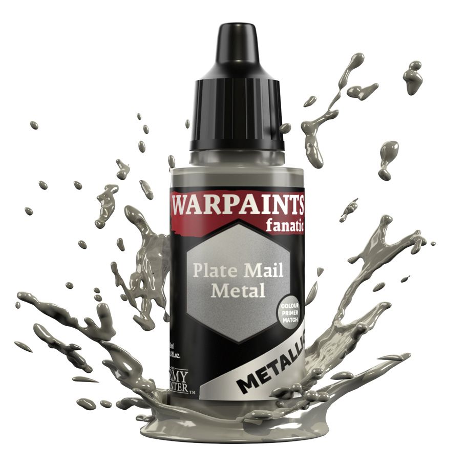 The Army Painter: Warpaints Fanatic Metallic - Plate Mail Metal (18ml)