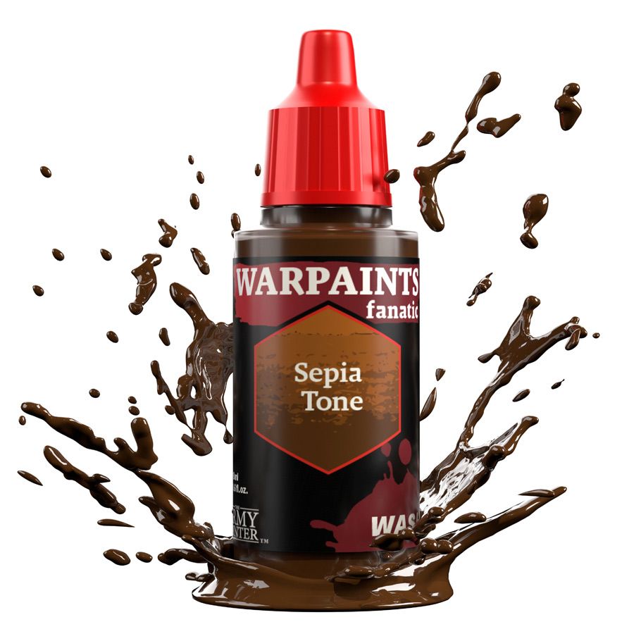 The Army Painter: Warpaints Fanatic Wash - Sepia Tone (18ml)