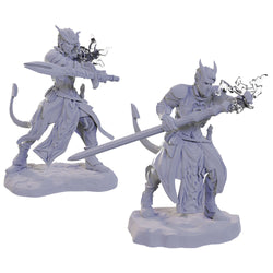 D&D Nolzur's Marvelous Miniatures: Tiefling Warlocks