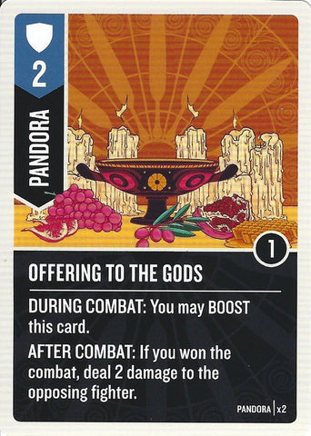 Unmatched: Battle of Legends Vol. 3 - Offering to the Gods Foil Card
