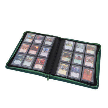 BCW: Z-Folio 9-Pocket LX - Toploader - Green