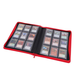 BCW: Z-Folio 9-Pocket LX - Toploader -Red