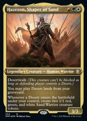Hazezon, Shaper of Sand (Foil Etched) [Dominaria United Commander]