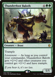 Thunderfoot Baloth [Commander Anthology]
