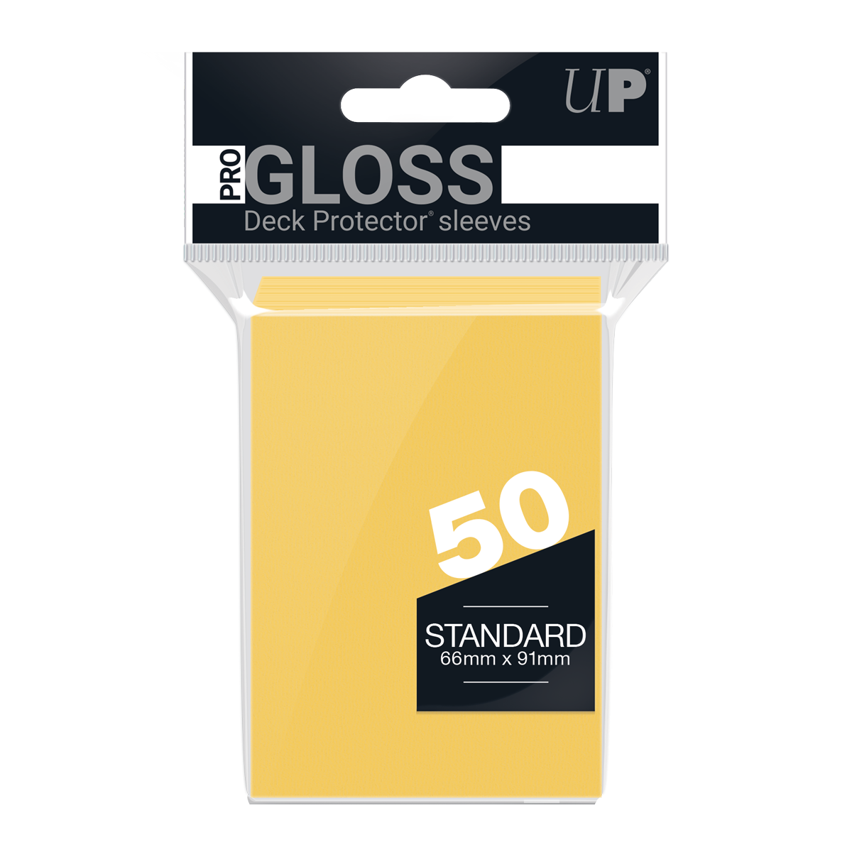 Ultra PRO: Standard 50ct Sleeves - PRO-Gloss (Yellow)