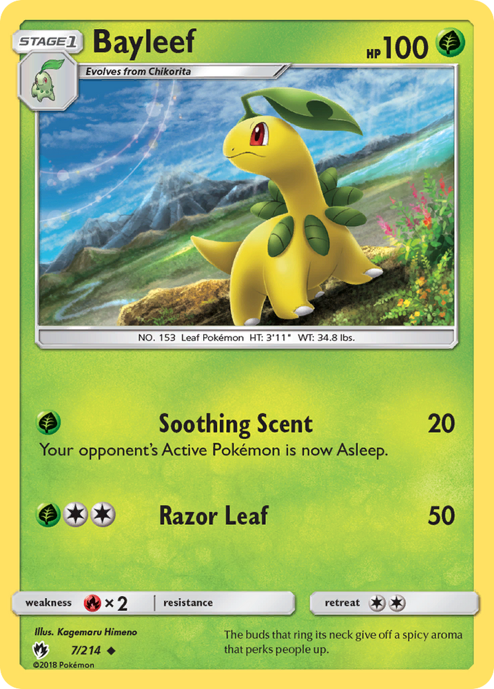 Bayleef (7/214) [Sun & Moon: Lost Thunder]