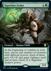 Sigardian Zealot (Extended Art) [Innistrad: Midnight Hunt Commander]