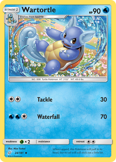 Wartortle (24/181) [Sun & Moon: Team Up]