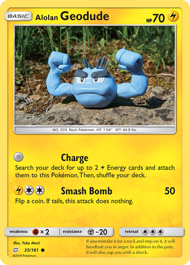 Alolan Geodude (35/181) [Sun & Moon: Team Up]