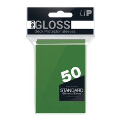 Ultra PRO: Standard 50ct Sleeves - PRO-Gloss (Green)