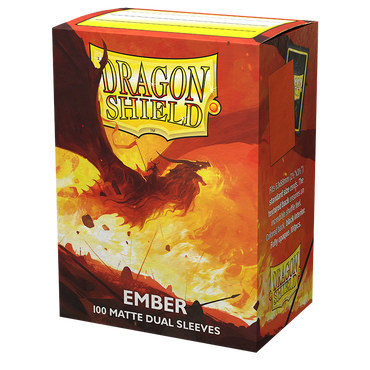 Dragon Shield: Standard 100ct Sleeves - Ember (Dual Matte)