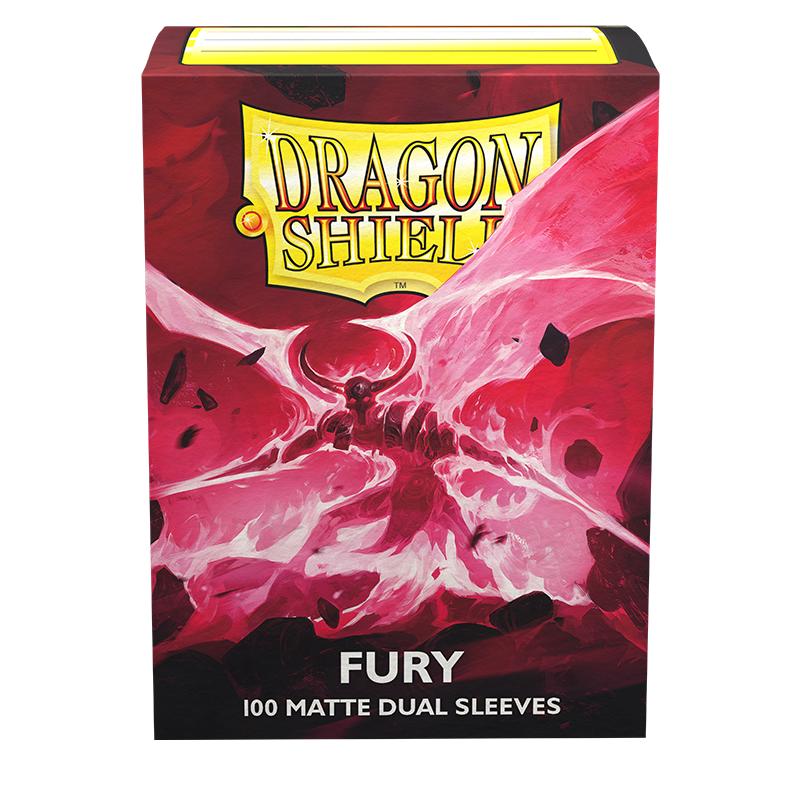 Dragon Shield: Standard 100ct Sleeves - Fury (Dual Matte)