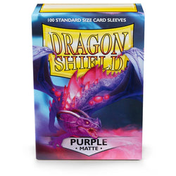 Dragon Shield: Standard 100ct Sleeves - Purple (Matte)