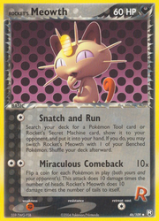 Rocket's Meowth (46/109) [EX: Team Rocket Returns]