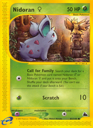 Nidoran (81/144) (Female) [Skyridge]