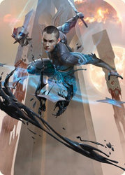 Kaito, Dancing Shadow Art Card [Phyrexia: All Will Be One Art Series]
