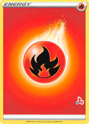 Fire Energy (Cinderace Stamp #20) [Battle Academy 2022]