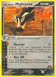 Team Magma's Mightyena (21/95) [EX: Team Magma vs Team Aqua]