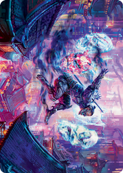 Thousand-Faced Shadow Art Card [Kamigawa: Neon Dynasty Art Series]