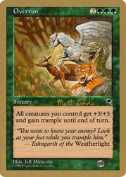 Overrun (Matt Linde) (SB) [World Championship Decks 1999]