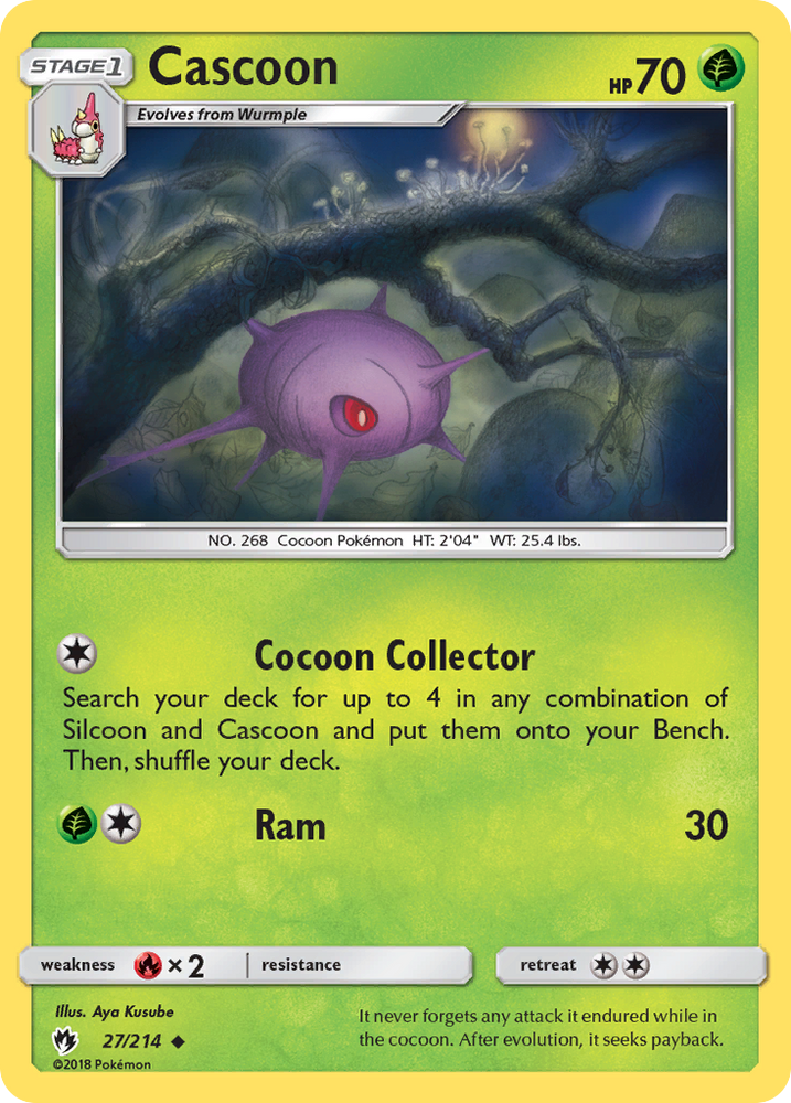 Cascoon (27/214) [Sun & Moon: Lost Thunder]