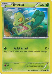 Treecko (6/160) (Sheen Holo) [XY: Primal Clash]
