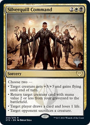 Silverquill Command (Promo Pack) [Strixhaven: School of Mages Promos]