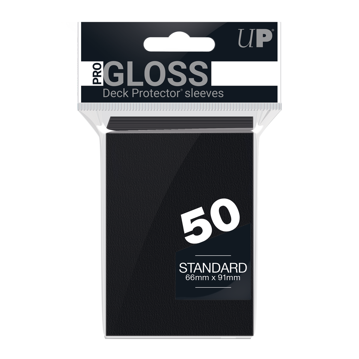 Ultra PRO: Standard 50ct Sleeves - PRO-Gloss (Black)