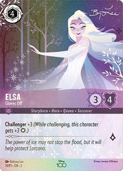 Elsa - Gloves Off (Alternate Art) (19) [Disney100 Promos]