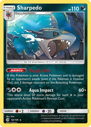 Sharpedo (82/149) (Cosmos Holo) (Blister Exclusive) [Sun & Moon: Base Set]