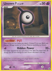 Unown P (33/100) [Diamond & Pearl: Majestic Dawn]