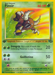 Pinsir (25/64) [Jungle 1st Edition]