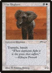 War Elephant (Dark Mana Cost) [Arabian Nights]