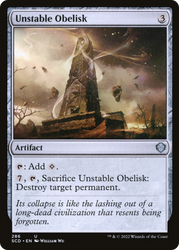 Unstable Obelisk [Starter Commander Decks]
