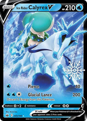 Ice Rider Calyrex V (045/198) (Holiday Calendar) [Sword & Shield: Chilling Reign]