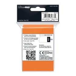 Ultra PRO: Standard 50ct Sleeves - PRO-Gloss (Orange)