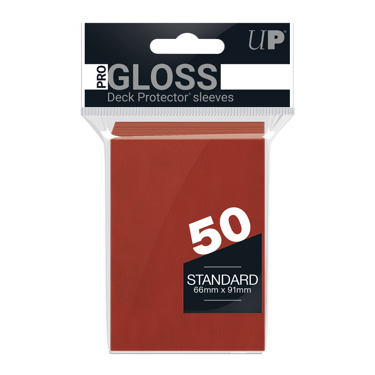 Ultra PRO: Standard 50ct Sleeves - PRO-Gloss (Red)