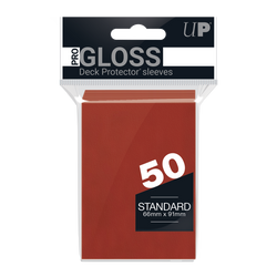 Ultra PRO: Standard 50ct Sleeves - PRO-Gloss (Red)