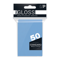 Ultra PRO: Standard 50ct Sleeves - PRO-Gloss (Light Blue)