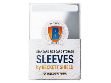 Beckett Shield: Card Holder - Semi Ridge Standard (50-Pack)