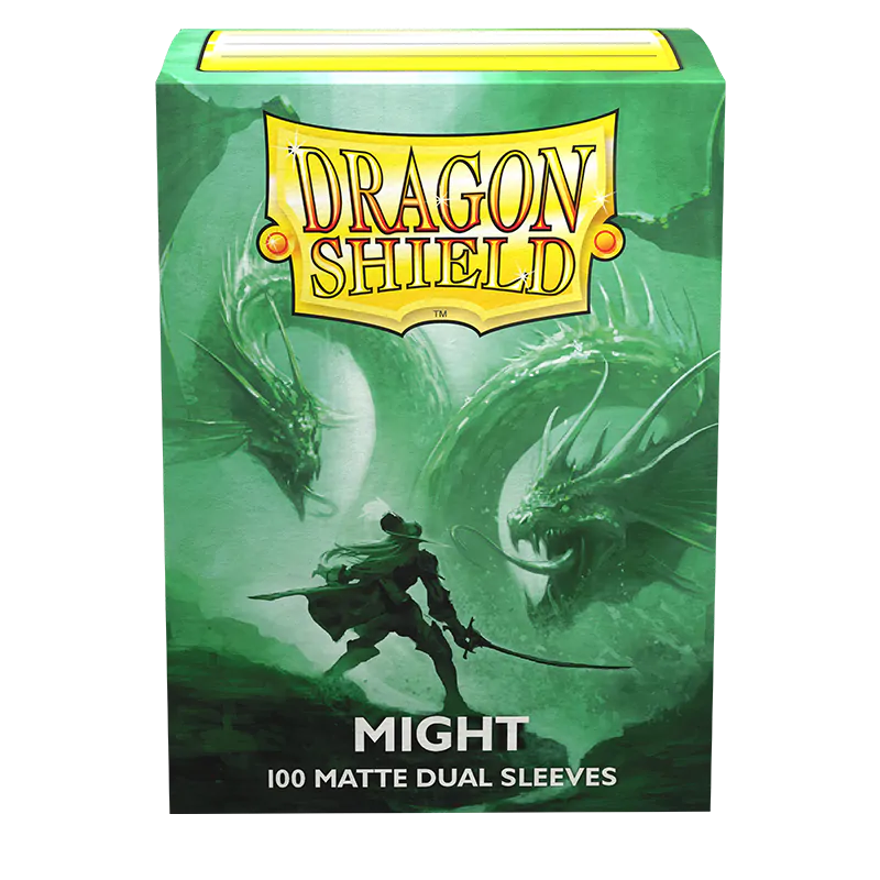 Dragon Shield: Standard 100ct Sleeves - Might (Dual Matte)