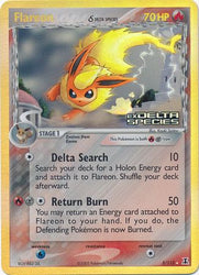 Flareon (5/113) (Delta Species) (Stamped) [EX: Delta Species]