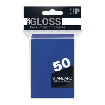 Ultra PRO: Standard 50ct Sleeves - PRO-Gloss (Blue)