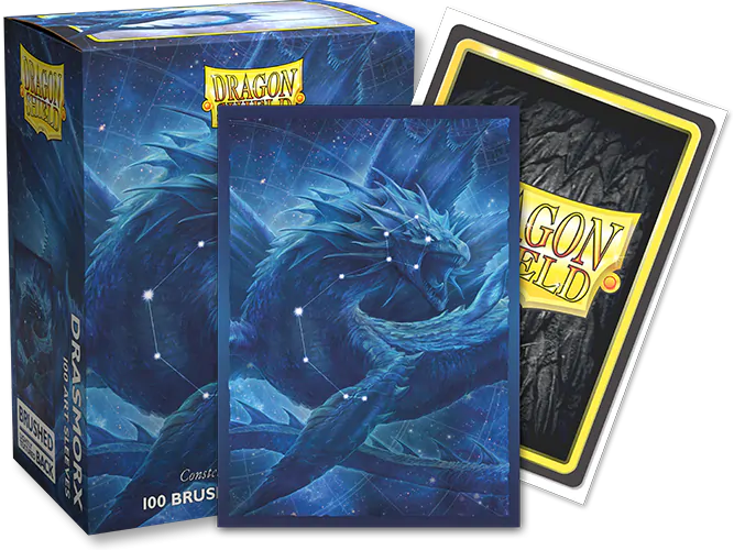 Dragon Shield: Standard 100ct Brushed Art Sleeves - Drasmorx (Constellations of Arcania)