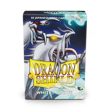 Dragon Shield: Japanese Size 60ct Sleeves - White (Matte)